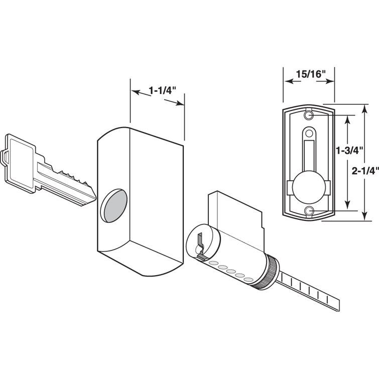 PrimeLine Sliding Door Lock Wayfair Canada